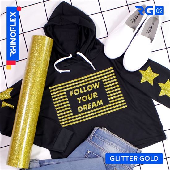 Polyflex Glitter RG-02 GLITTER GOLD