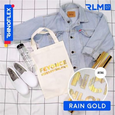 Rhinoflex Foil Motif RLM-07 RAIN GOLD